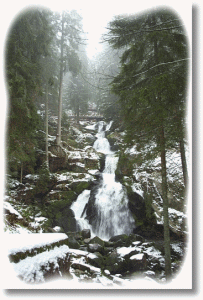 Deutschlands hster Wasserfall im Triberg